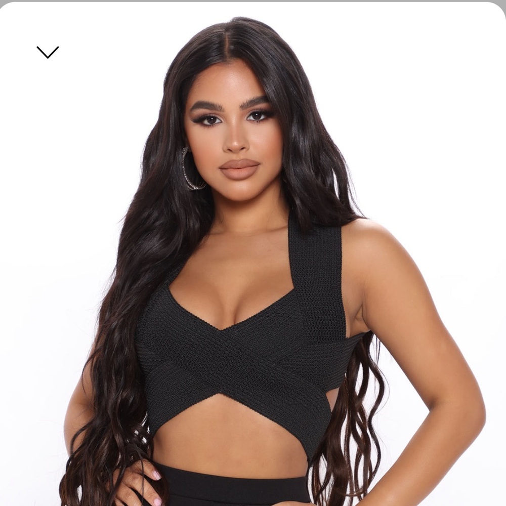 FashionNova- Step it up strappy top